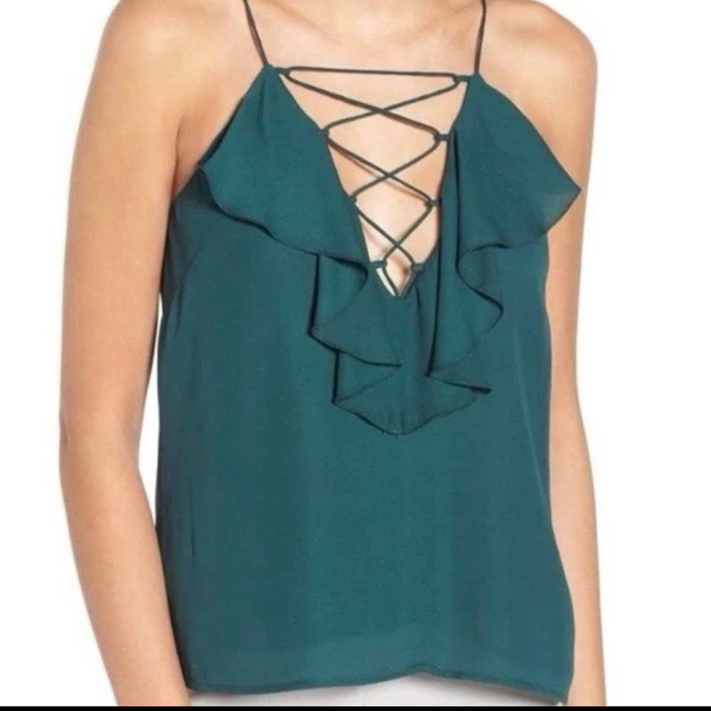 NWOT Wayf Ruffled Camisole